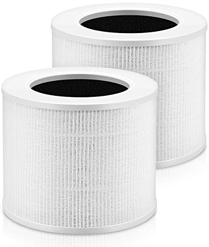 isinlive 空気清浄機 core mini 用 フィルター 【 2個入り 】集じん 除菌 脱臭 ウィルス対策 LRF-C161-WJP ホワイト